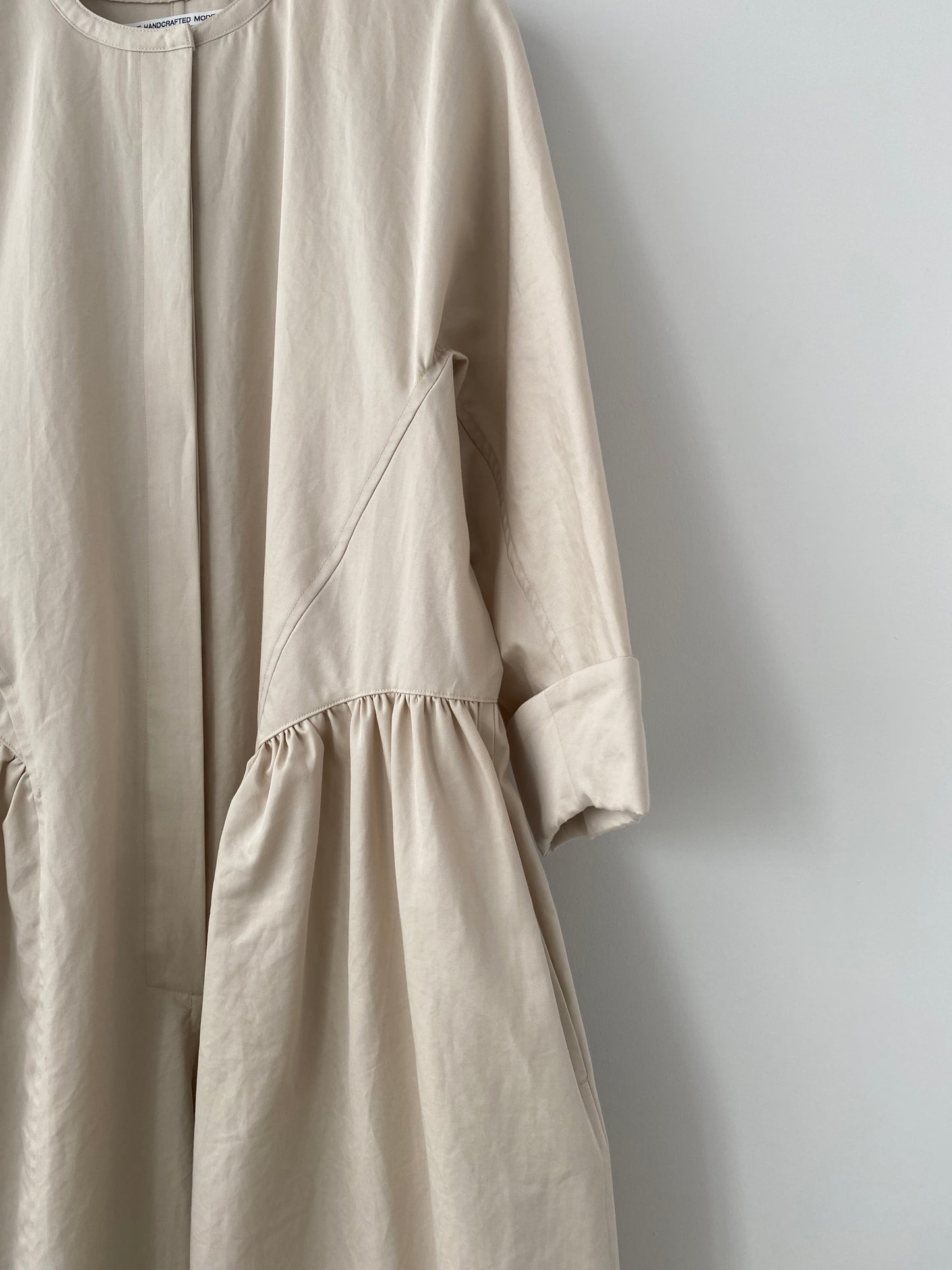 Side gather all-in-one　（Cotton  / Pink beige ) TENNE HANDCRAFTED MODERN オールインワン　通販