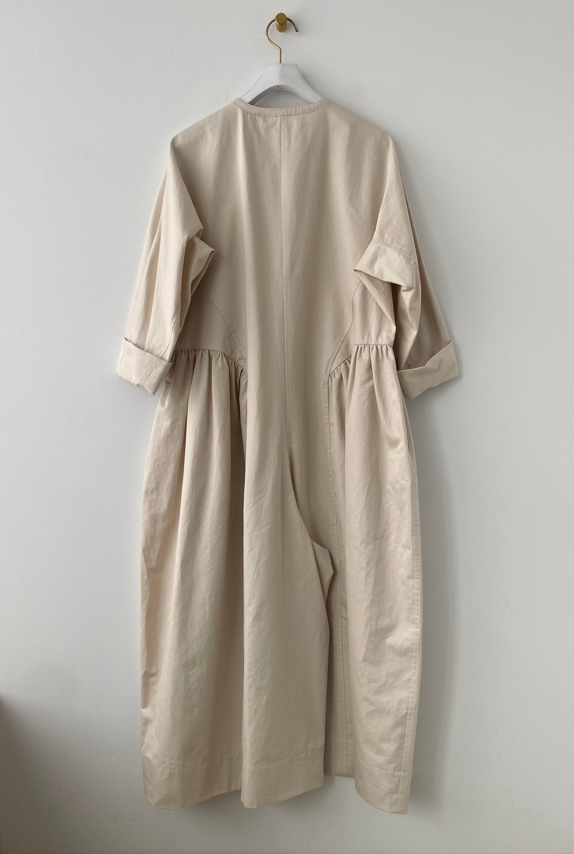 Side gather all-in-one　（Cotton  / Pink beige ) TENNE HANDCRAFTED MODERN オールインワン　通販