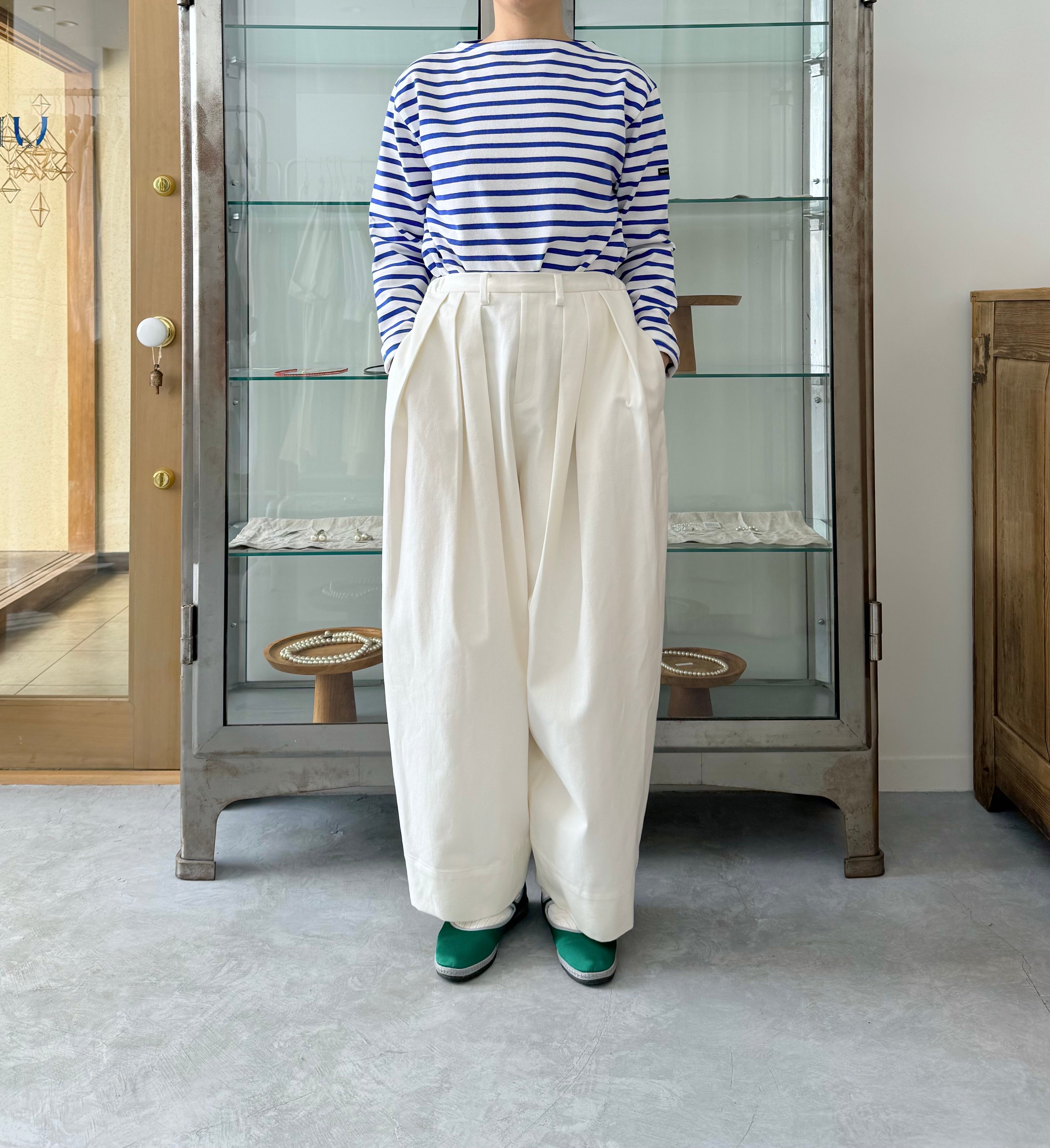 3 Tuck wide pants (Denim) TENNE HANDCRAFTED MODERN 通販 – UKÉ_midori