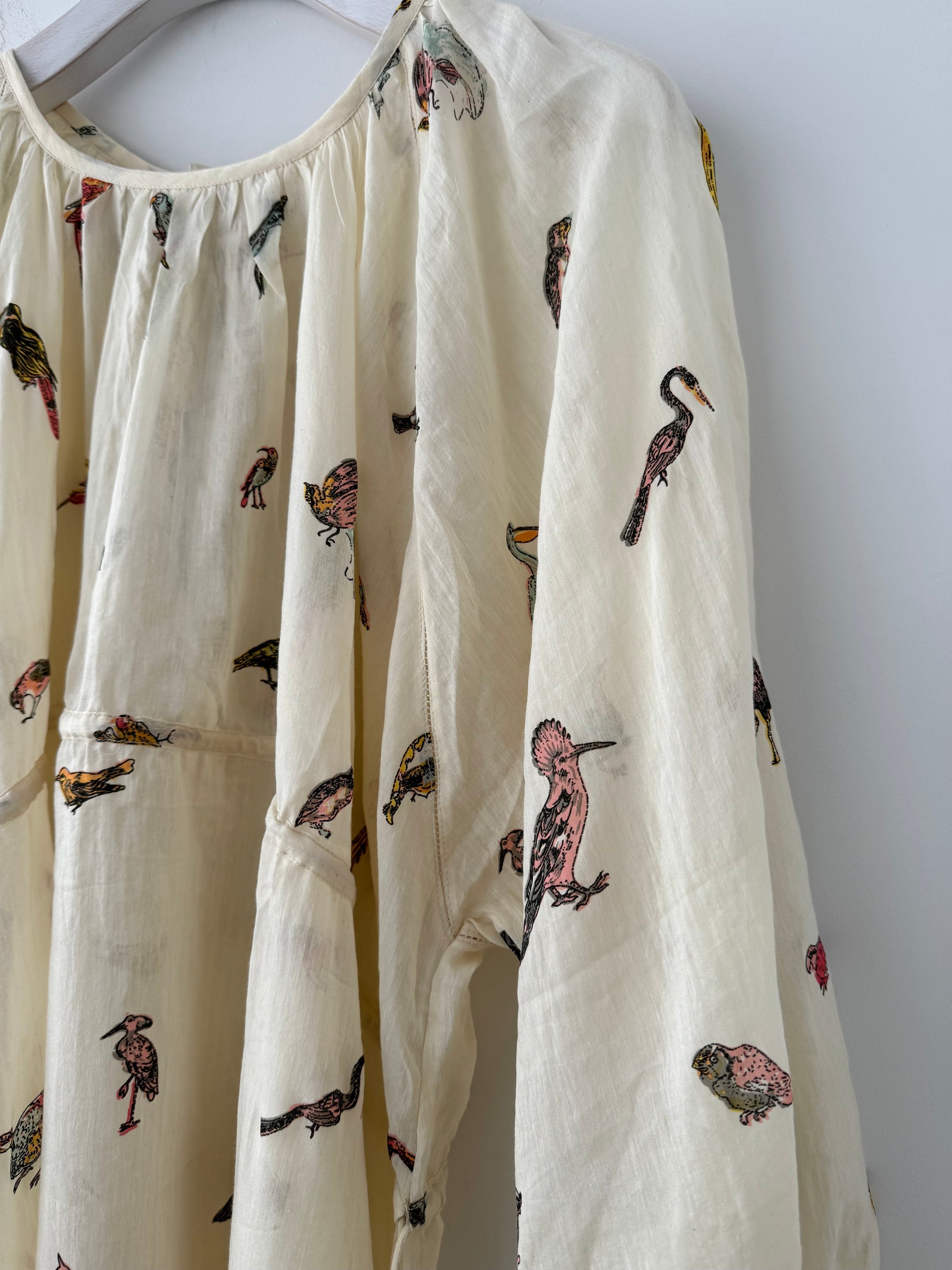 Birds Back Button Dress (Ecru)　BUNON ワンピース　ドレス　通販　取扱店