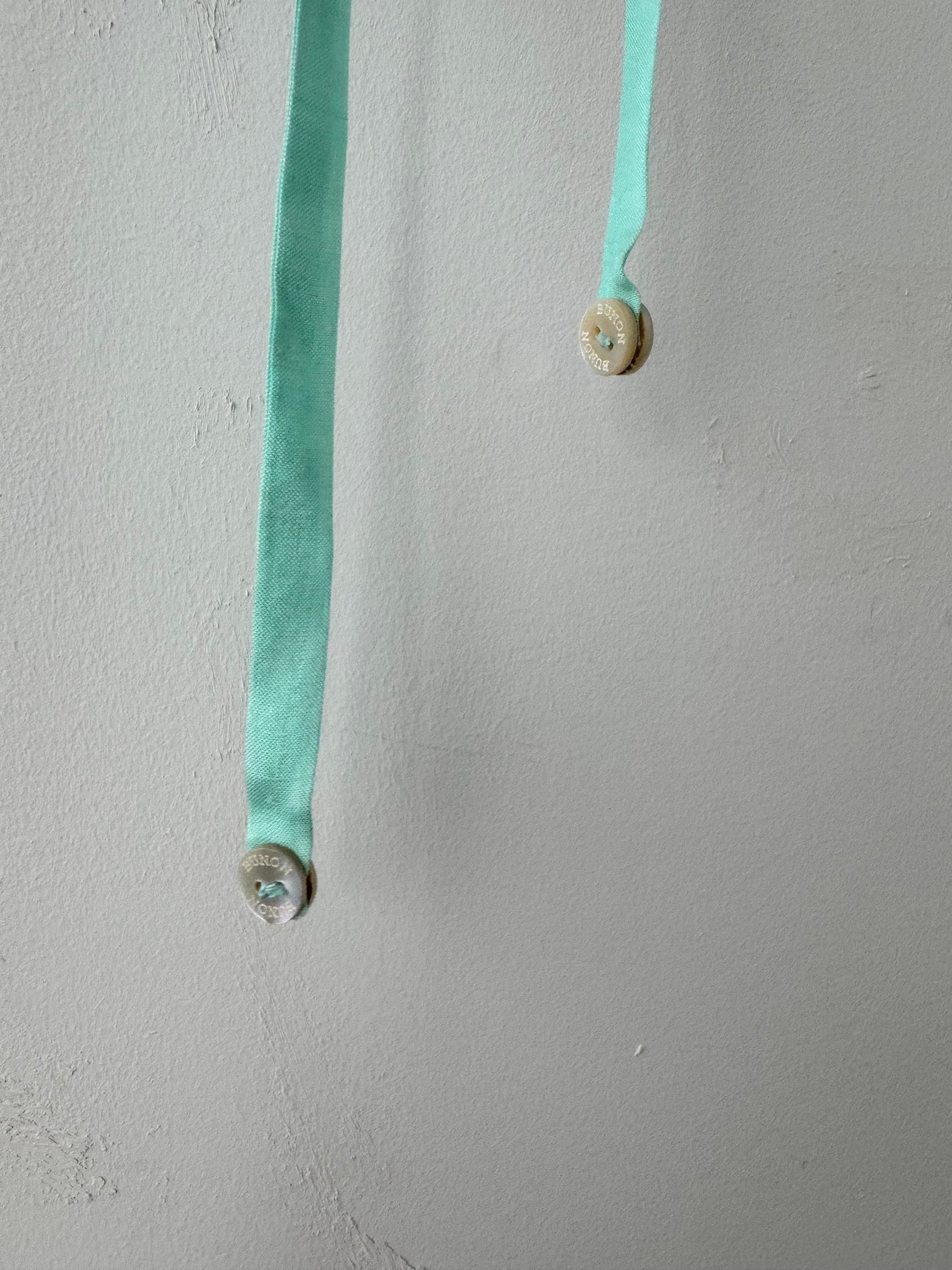 Khadi Silk Frill Necklace & Belt (Mint Green )BUNON ネックレス　通販 取扱店