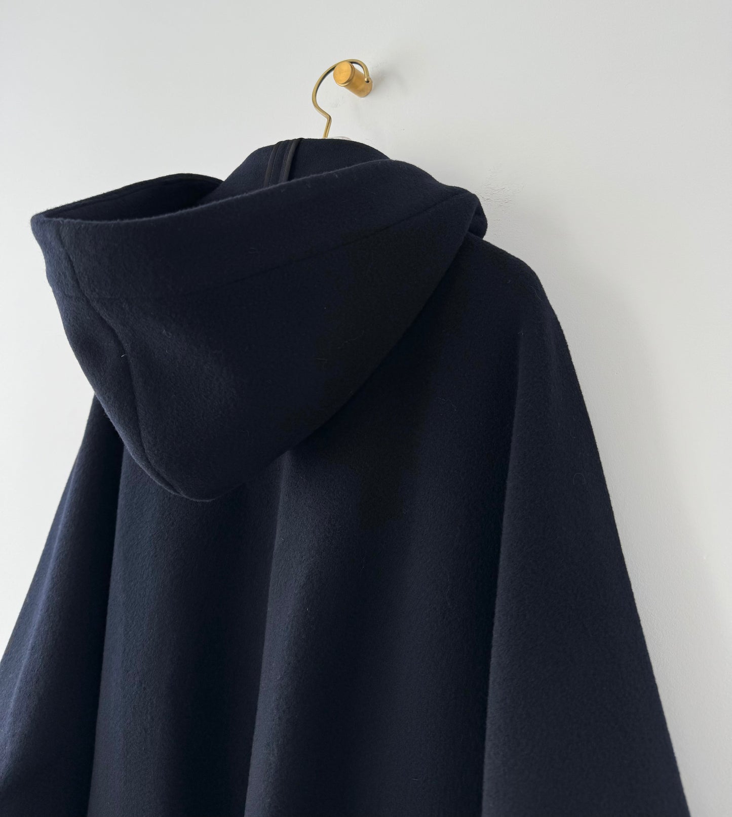 Long cape coat (Navy)