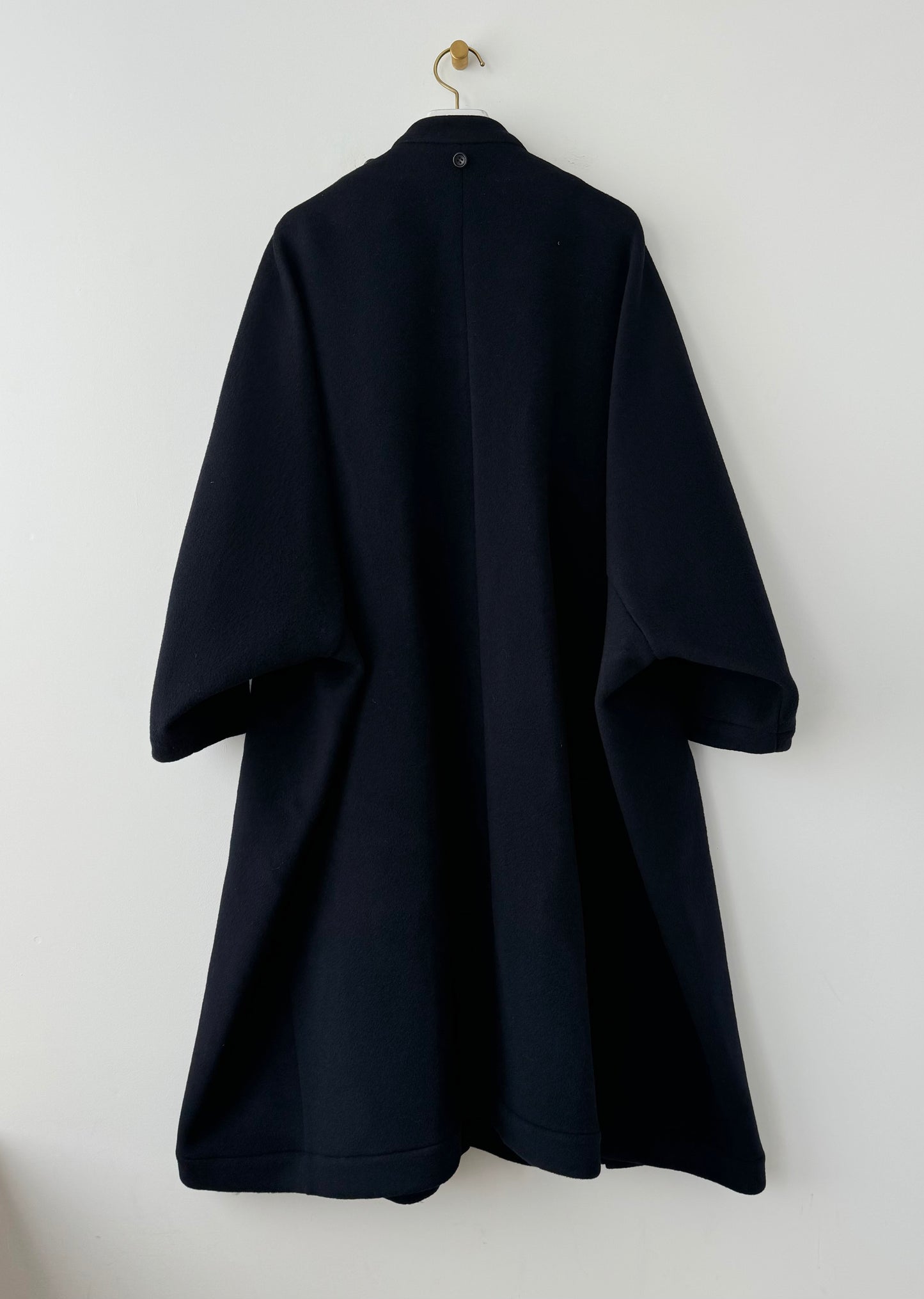 Long cape coat (Navy)