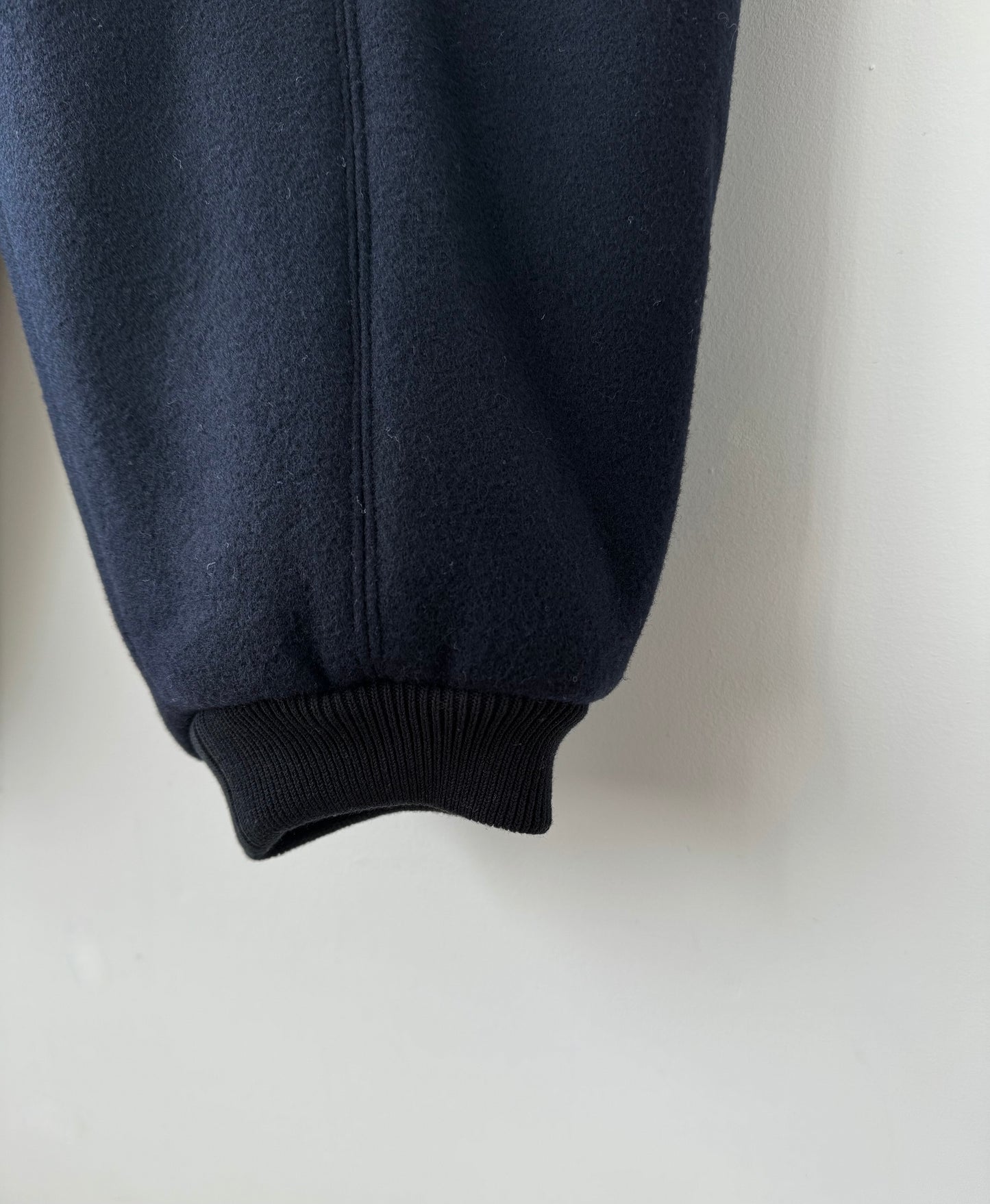 New wool rib knit pants (Navy)　TENNE HANDCRAFTED MODERN ウールパンツ 通販　取扱店