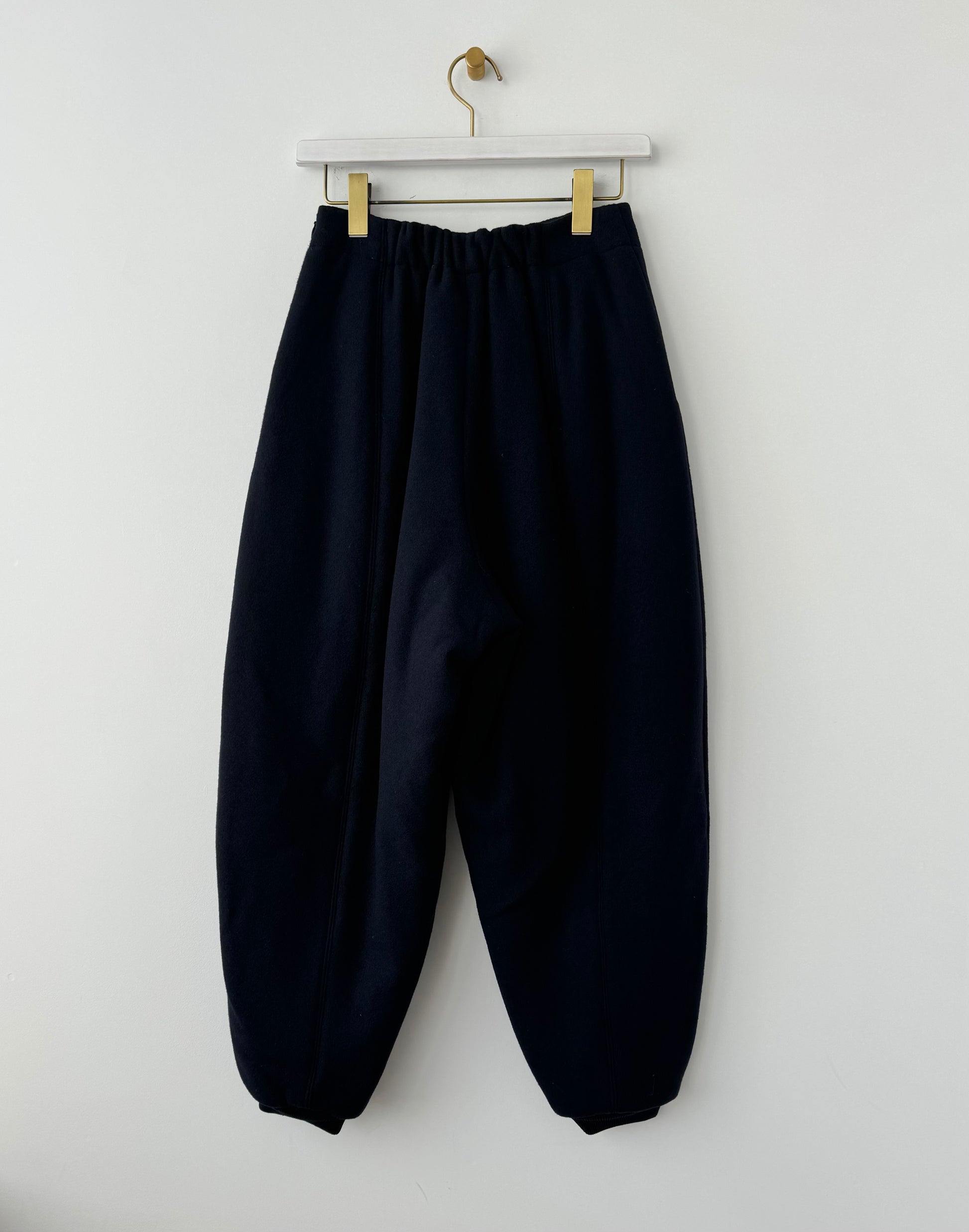 New wool rib knit pants (Navy)　TENNE HANDCRAFTED MODERN ウールパンツ 通販　取扱店