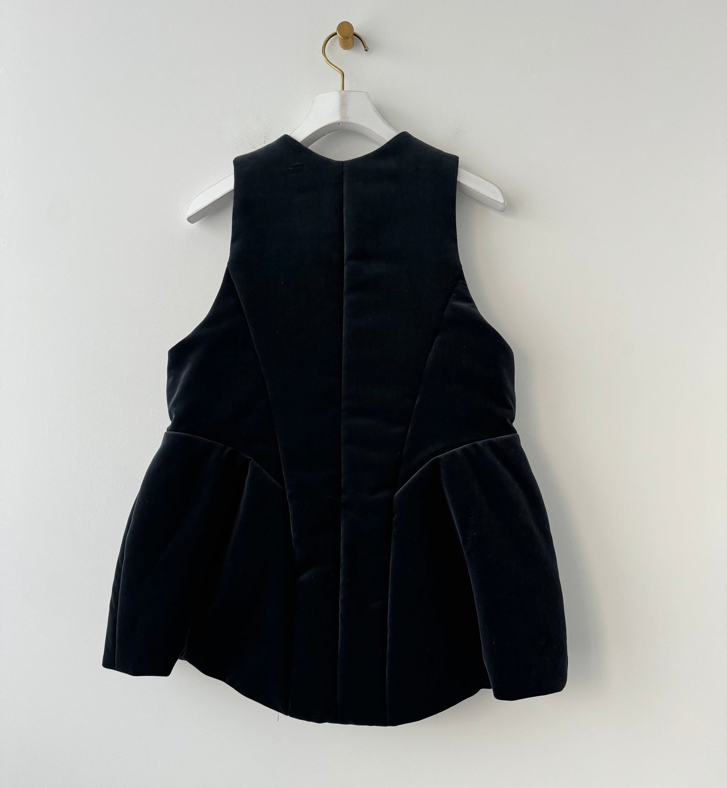 Velvet padded vest TENNE HANDCRAFTED MODERN ベルベットベスト 通販