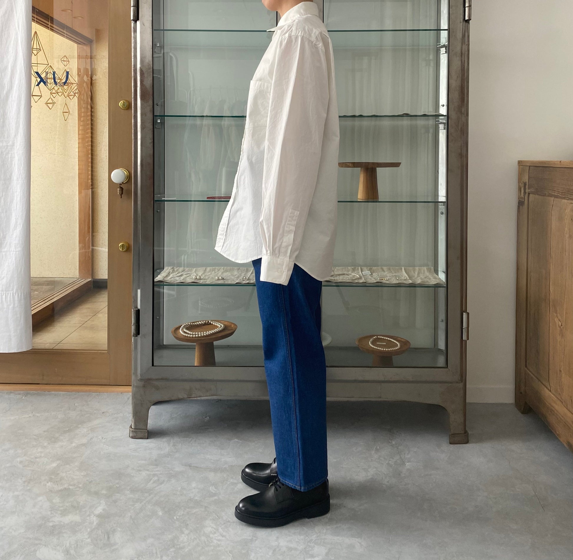 REGULAR COLLAR SHIRT (CHAMBRAY) 　S H シャツ 通販