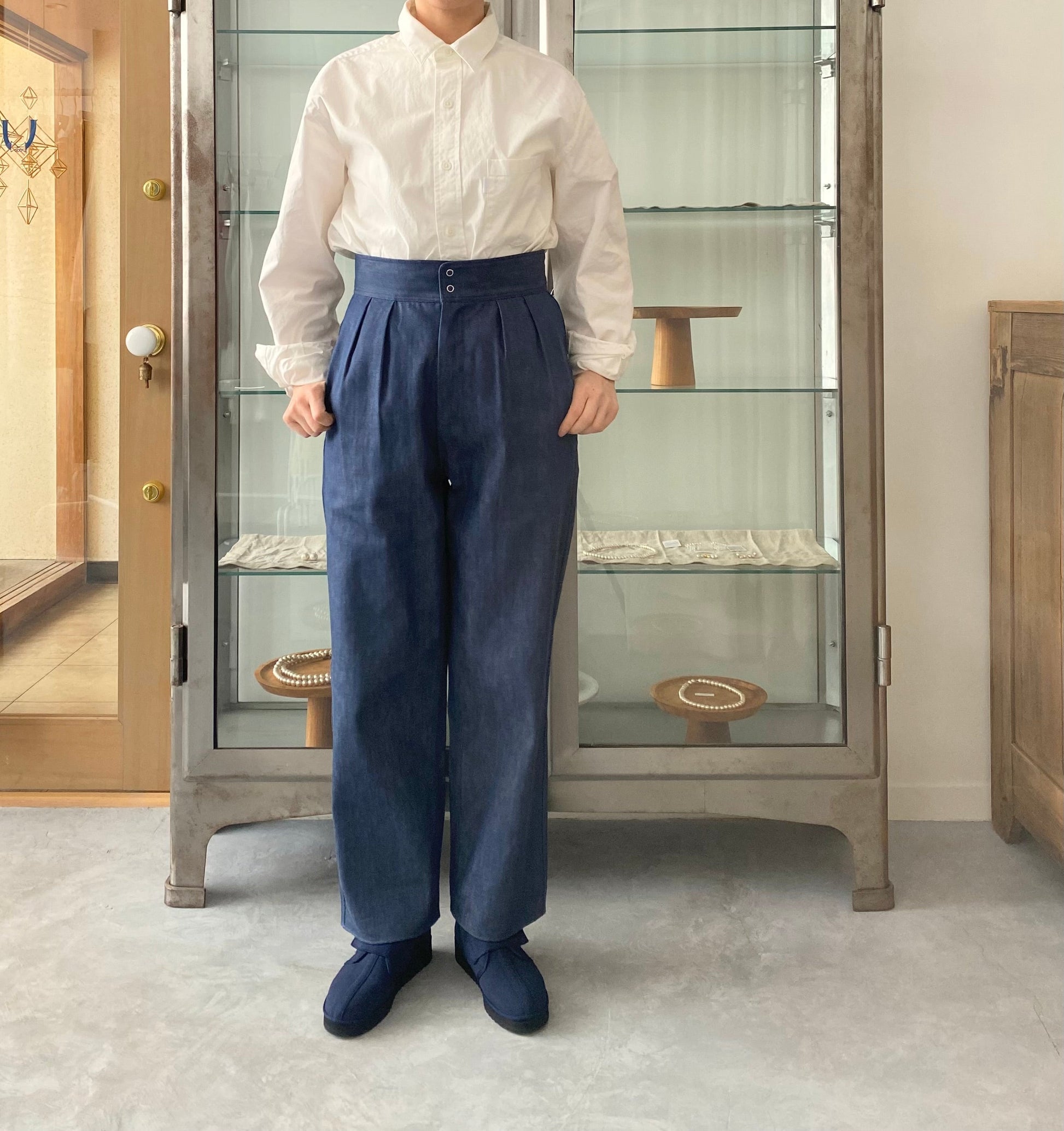 BUTTON DOWN SHIRT (CHAMBRAY) 　S H シャツ 通販