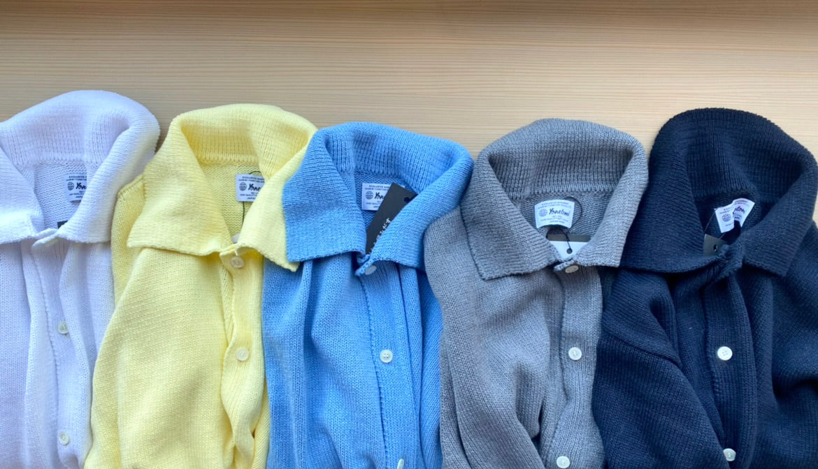 WASHI COTTON KNIT S/T Yonetomi 米富繊維　ニット　通販