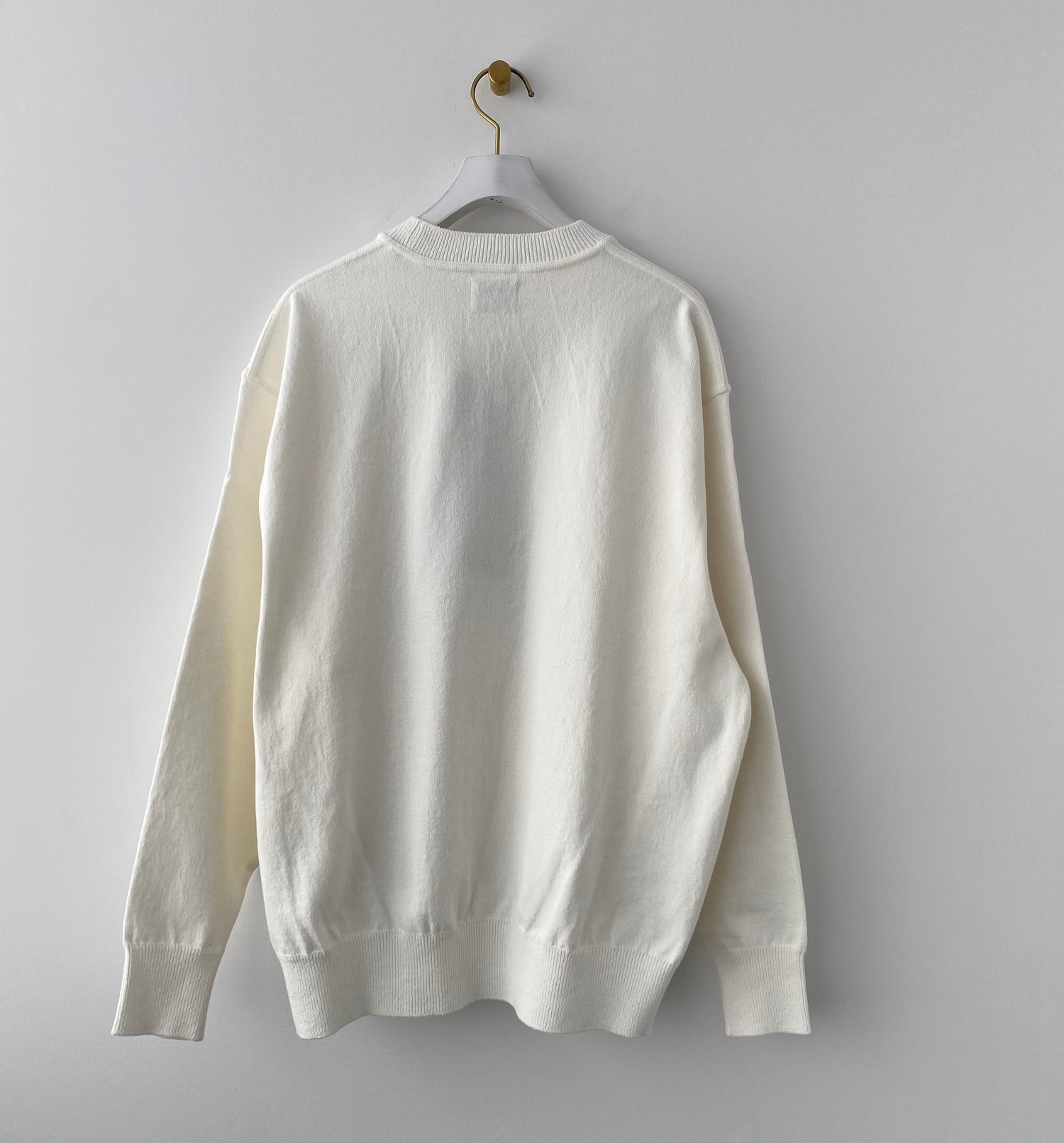 WAVE COTTON KNIT PULLOVER　②