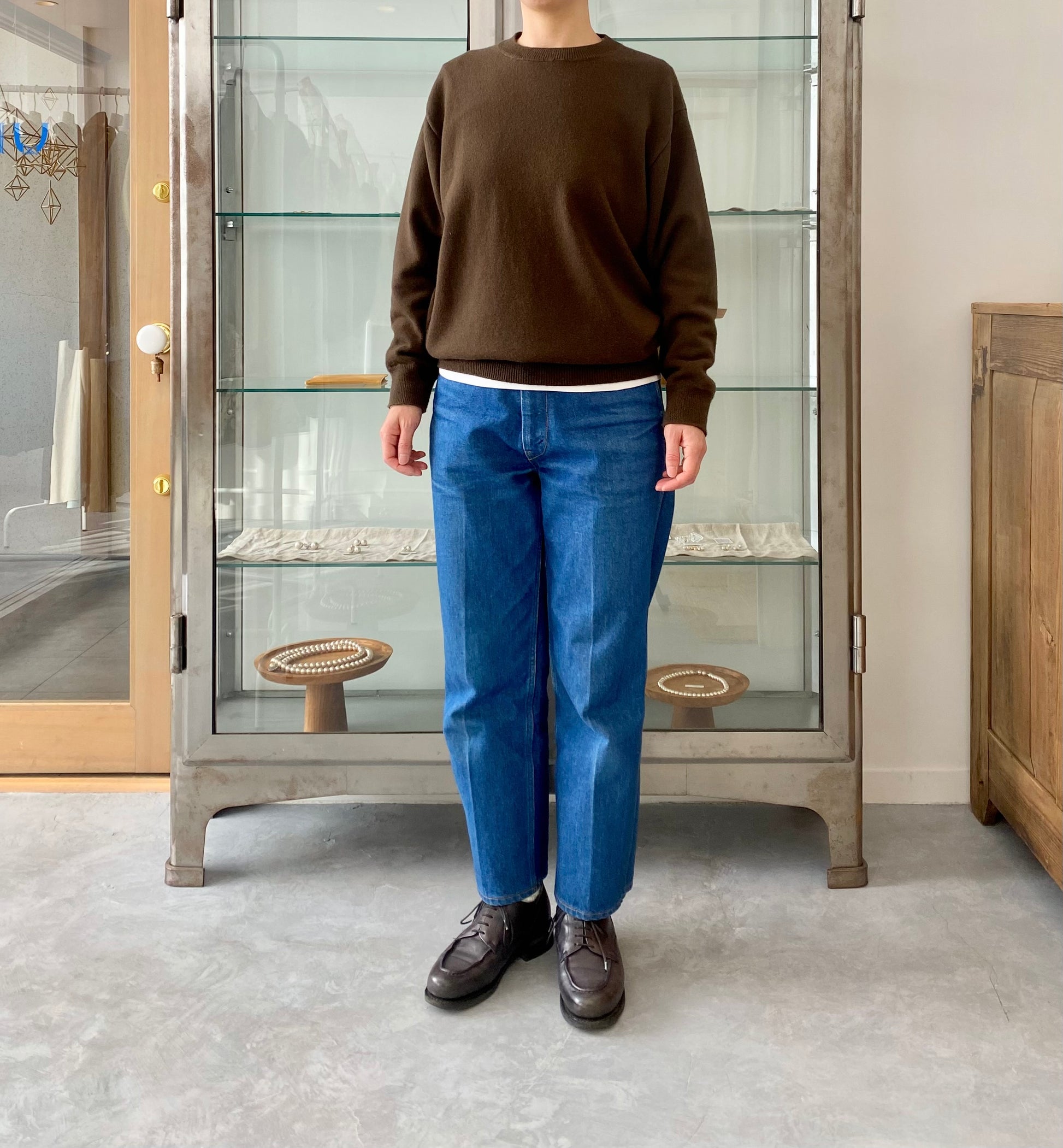 NEW BASIC CASHMERE KNIT PULL OVER  Yonetomi 米富繊維　通販