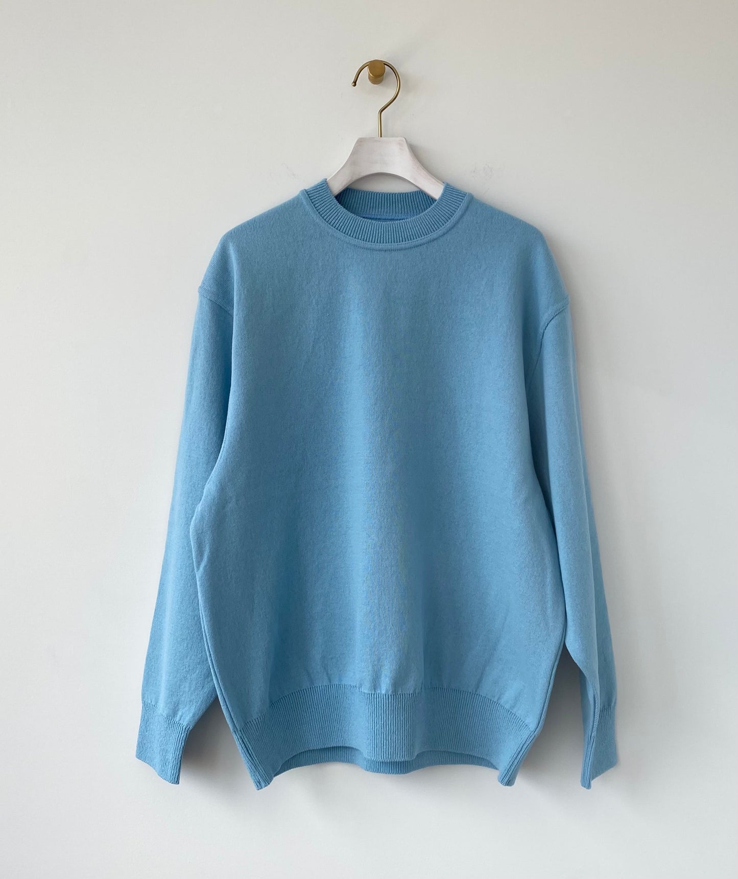 WAVE COTTON KNIT PULLOVER　①