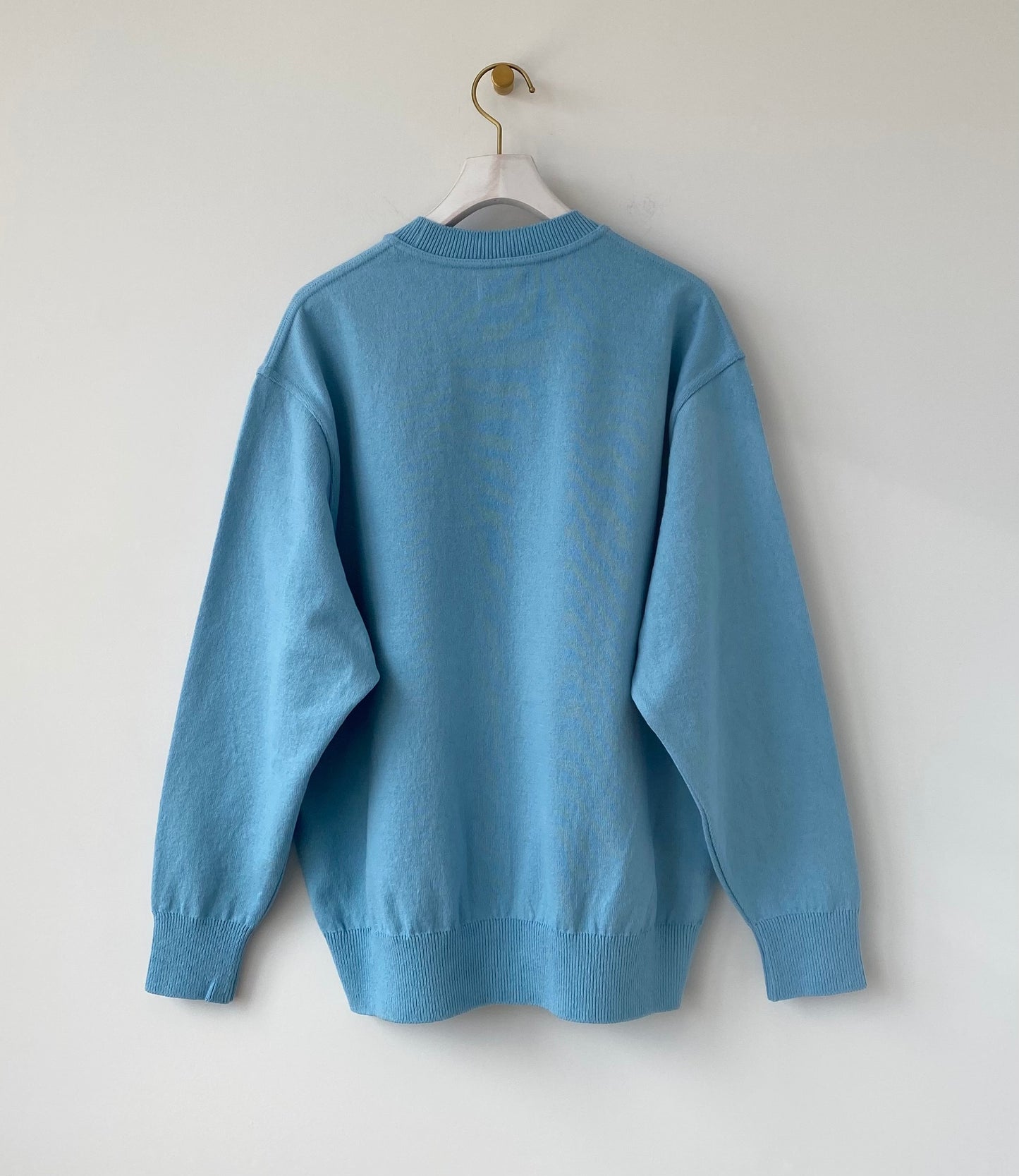 WAVE COTTON KNIT PULLOVER　①