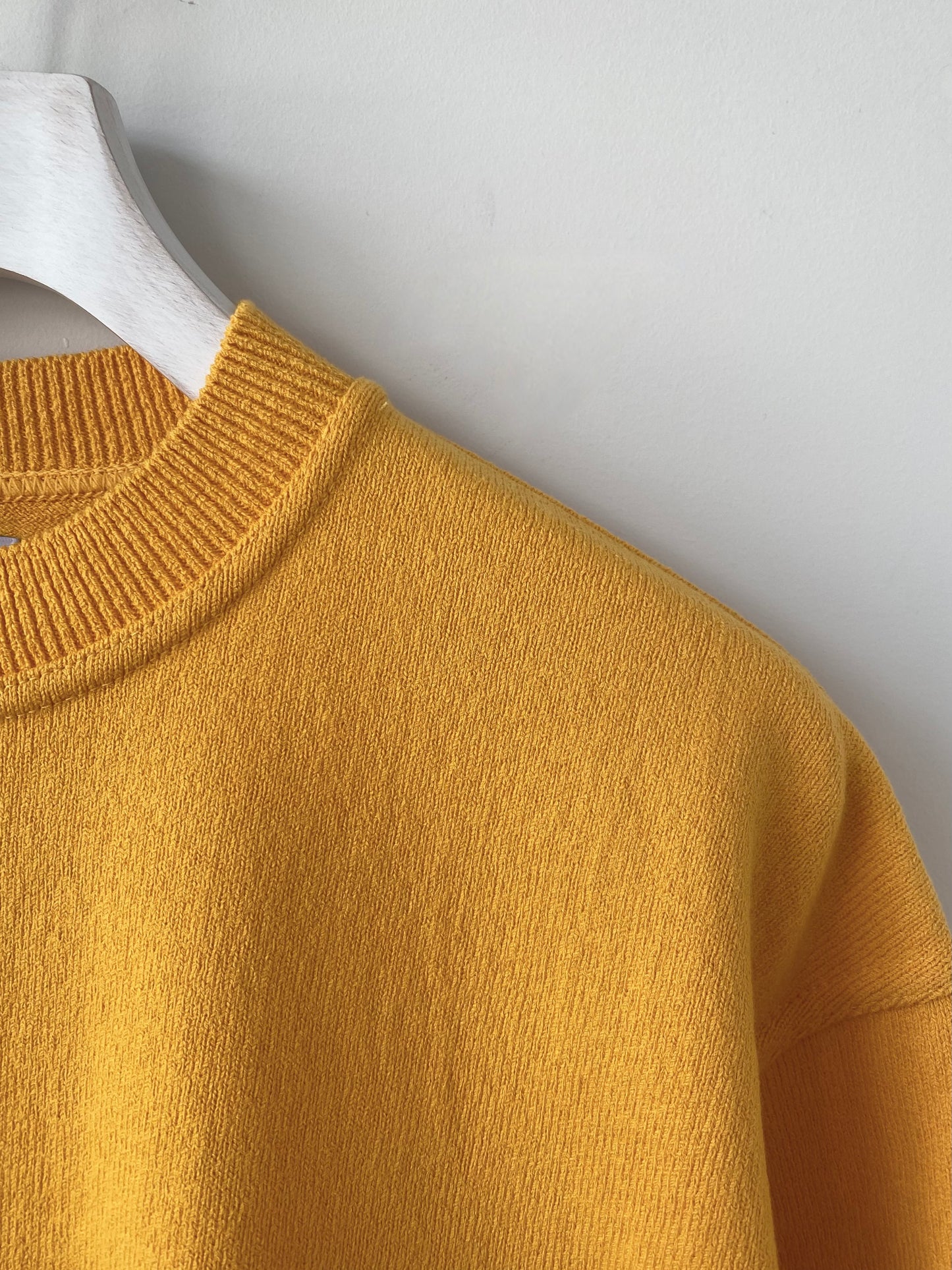 WAVE COTTON KNIT PULLOVER　①