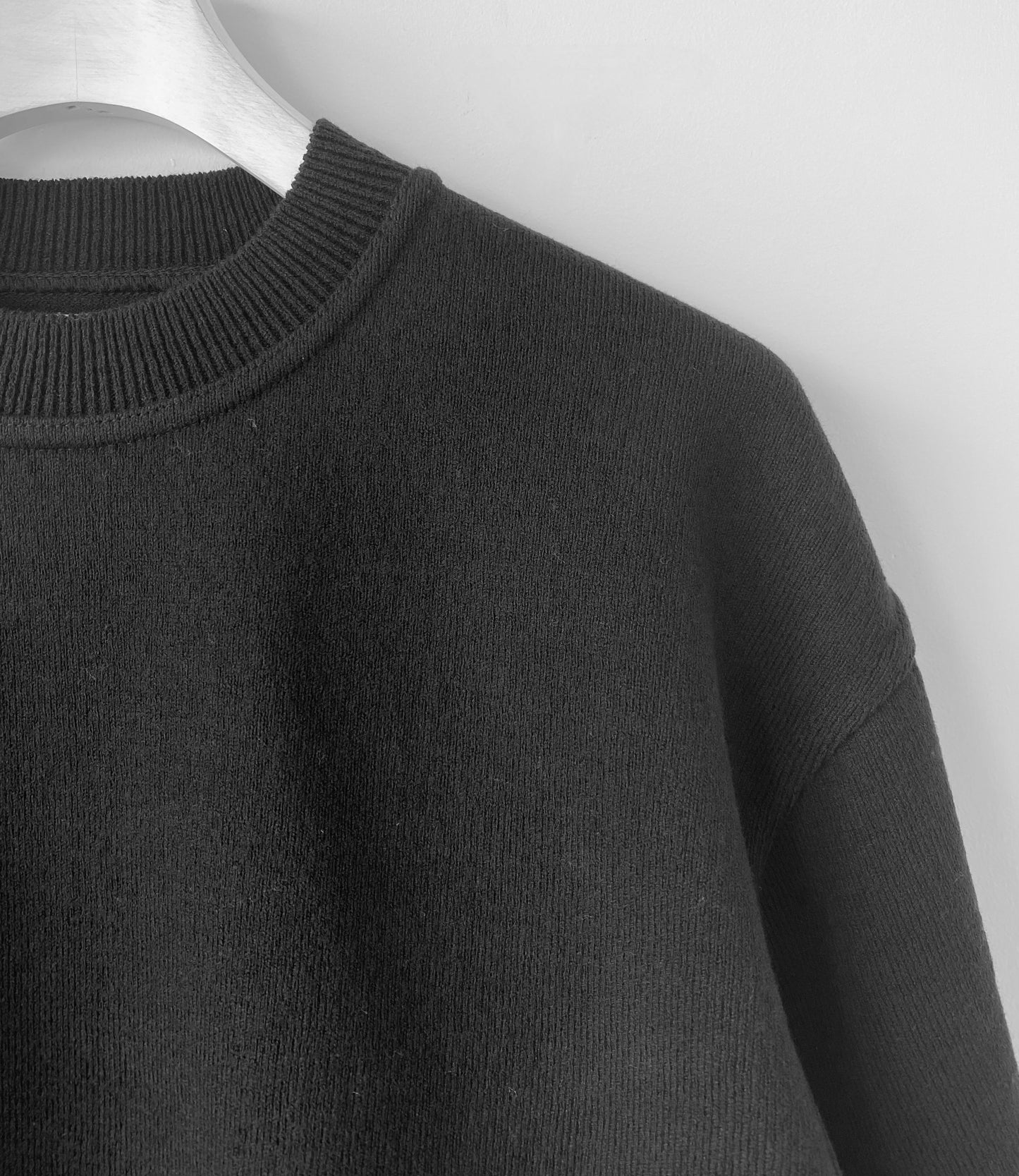 WAVE COTTON KNIT PULLOVER　①