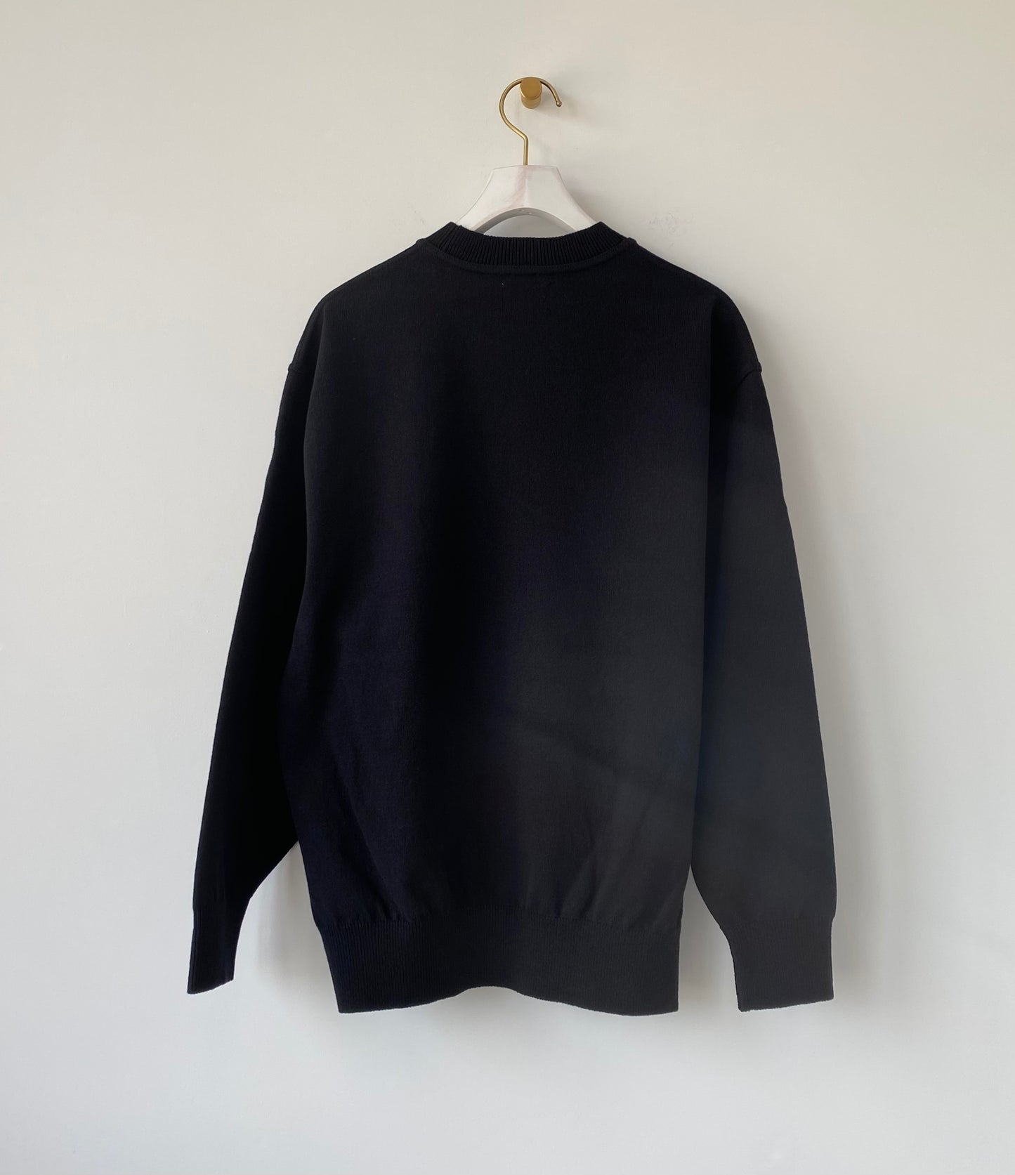 WAVE COTTON KNIT PULLOVER　①