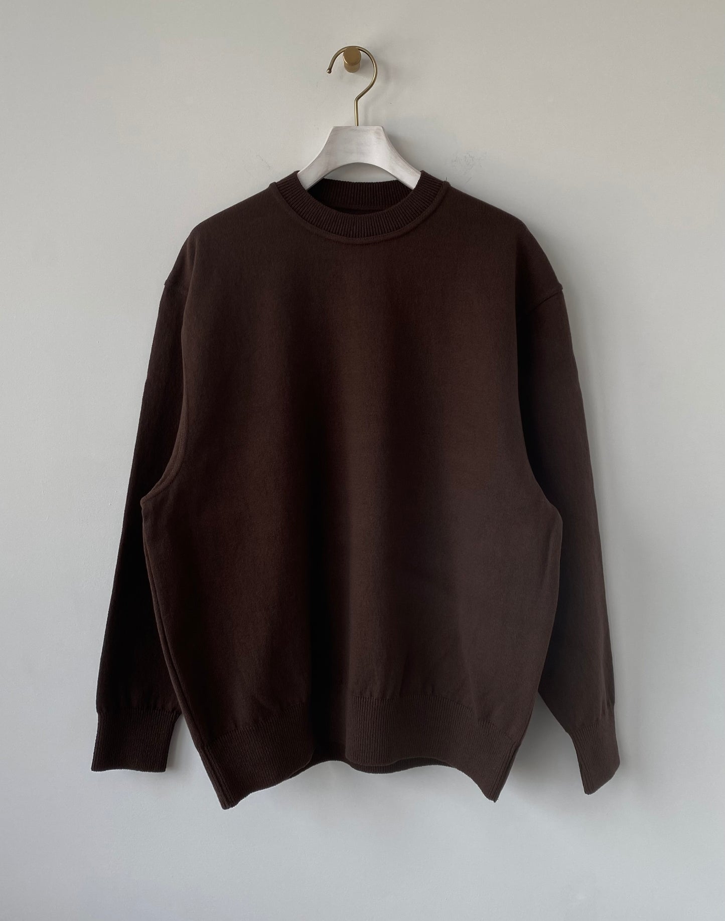 WAVE COTTON KNIT PULLOVER　①