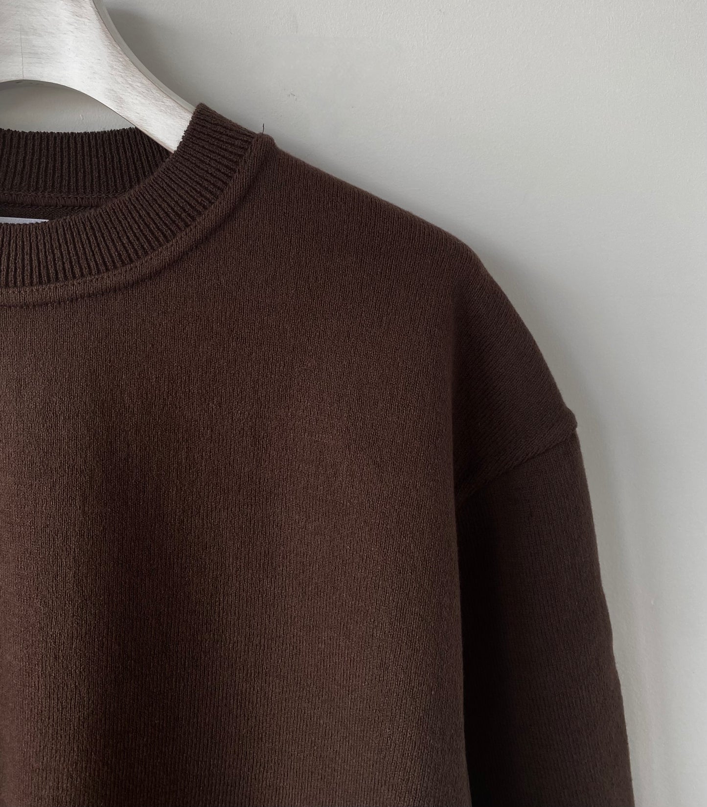 WAVE COTTON KNIT PULLOVER　①