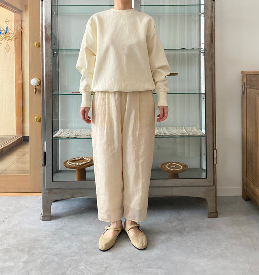 New organza layered pants (Beige / White ) TENNE HANDCRAFTED MODERN 通販