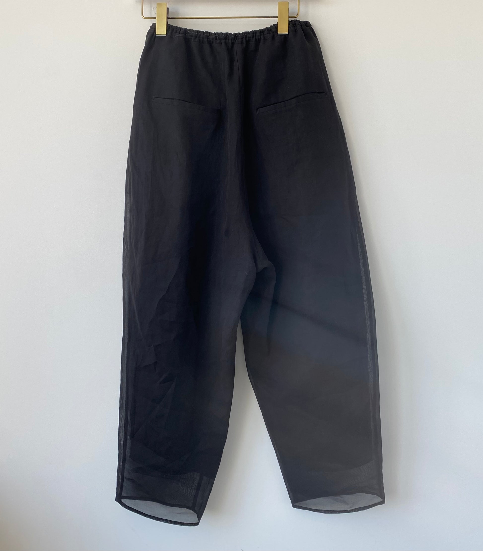 New organza layered pants (Black / Black ) TENNE HANDCRAFTED MODERN 通販