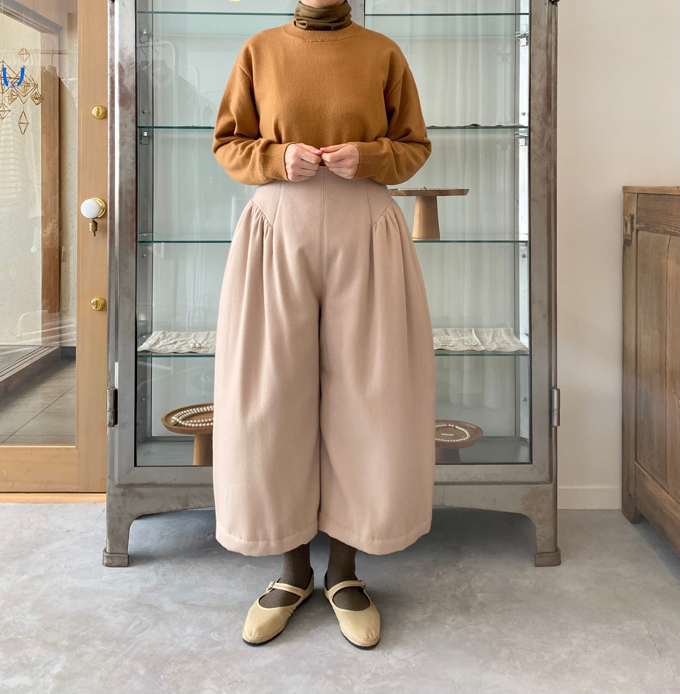 NEW BASIC CASHMERE KNIT PULL OVER Yonetomi 米富繊維 通販 – UKÉ_midori