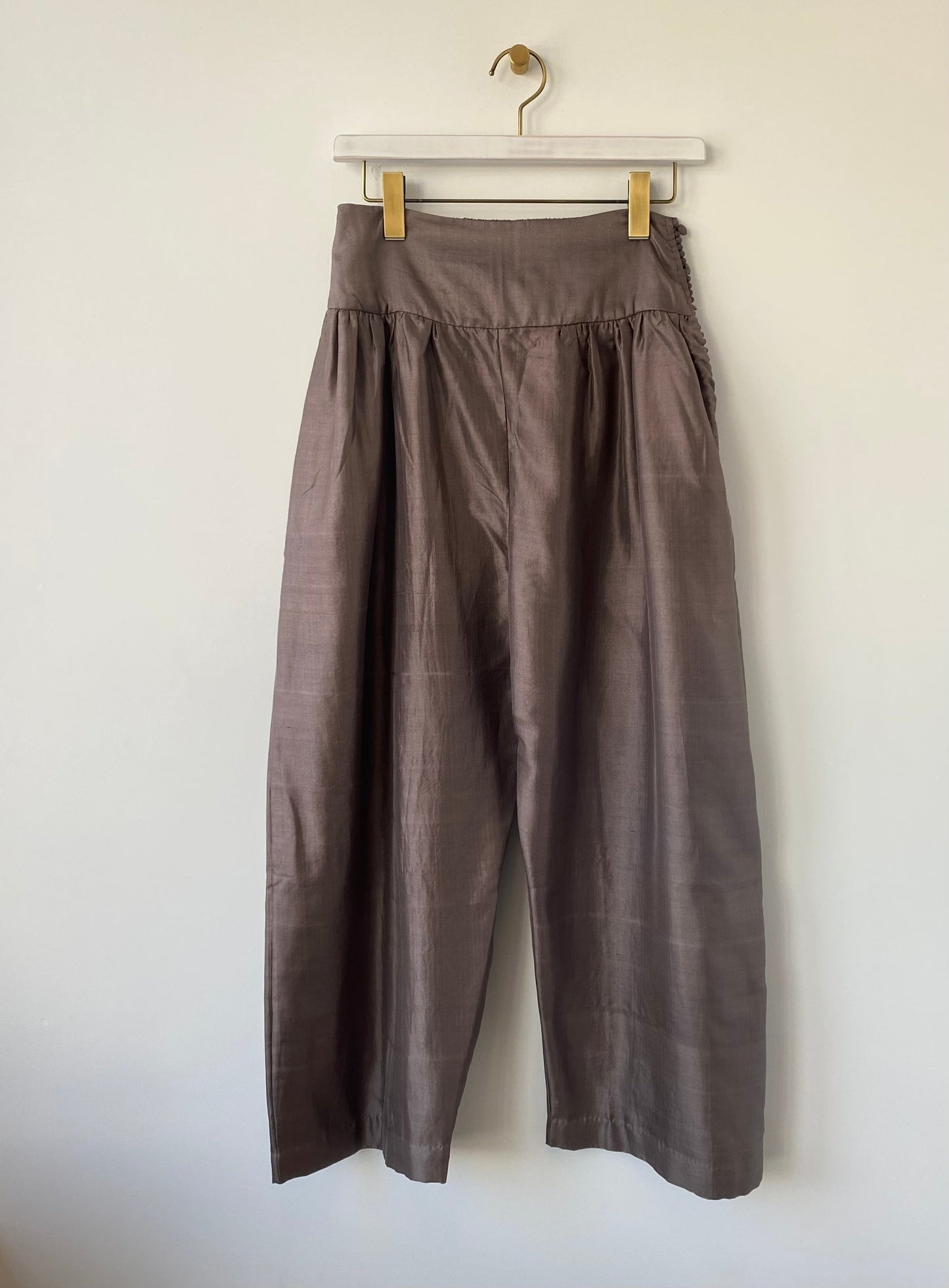 Khadi Silk Wide Belt Pants BUNON ブノン シルクワイドパンツ 通販