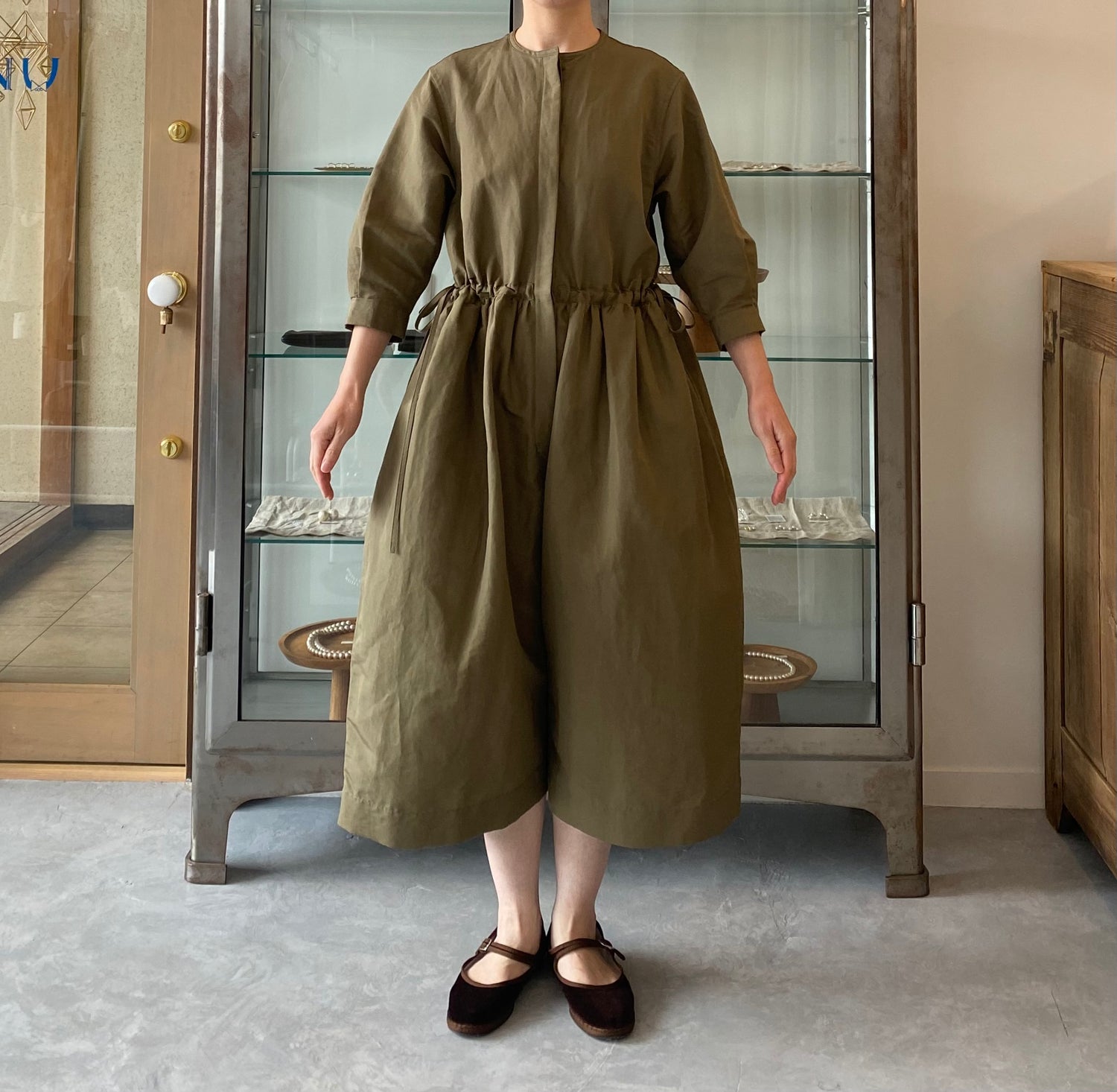 Waist string all-in-one Khaki TENNE HANDCRAFTED MODERN 通販