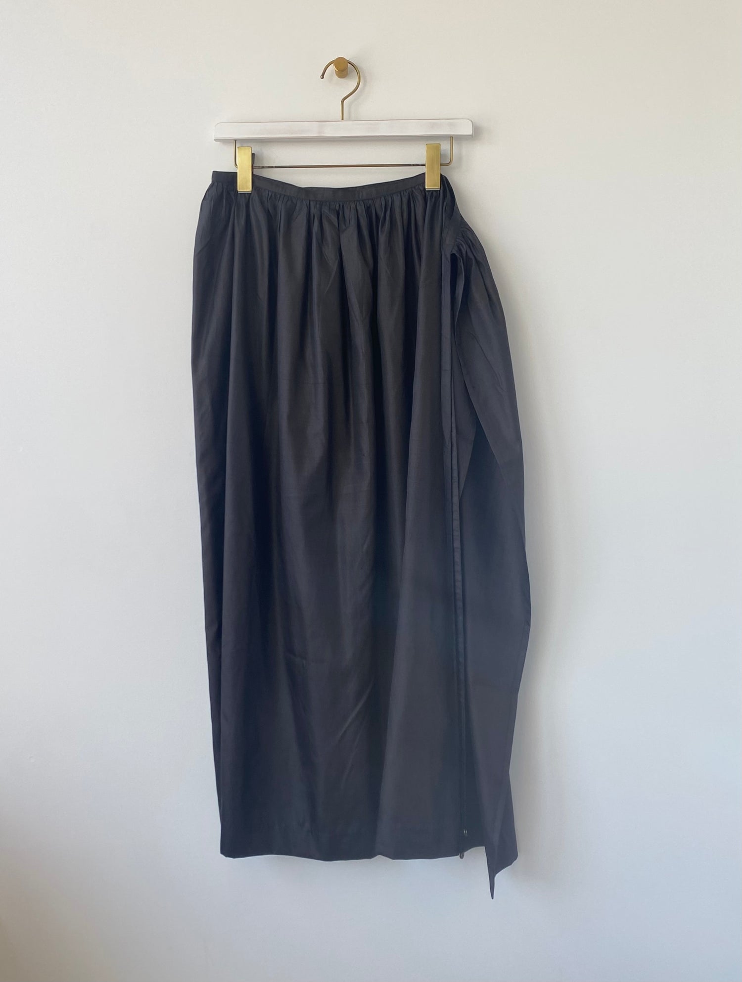 Khadi Silk Slit pants & Wrap Skirt