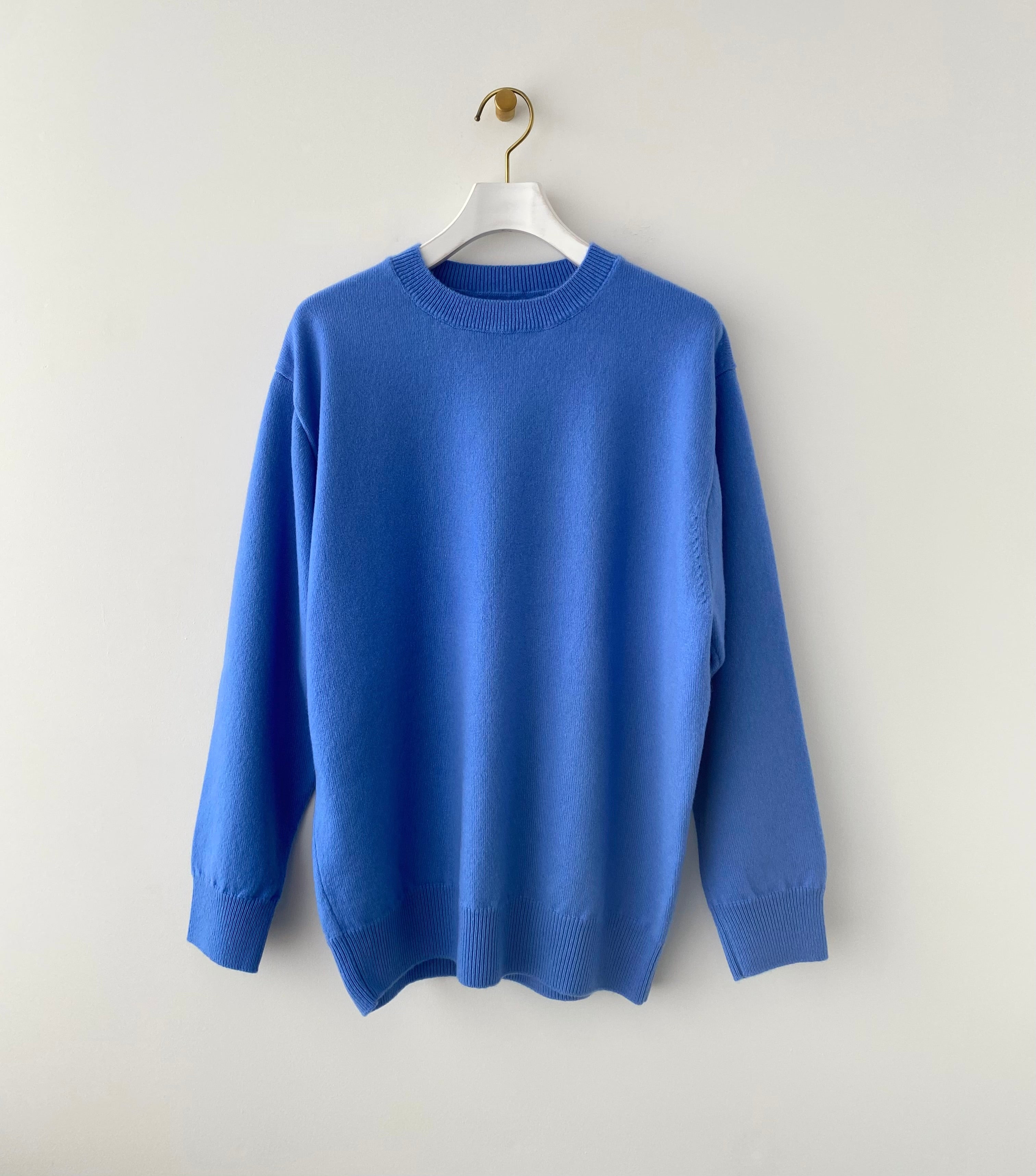 トップス Yonetomi NEW BASIC CASHMERE KNIT P O NEW BASIC CASHMERE KNIT PULLOVER - Yonetomi STORE ONLINE