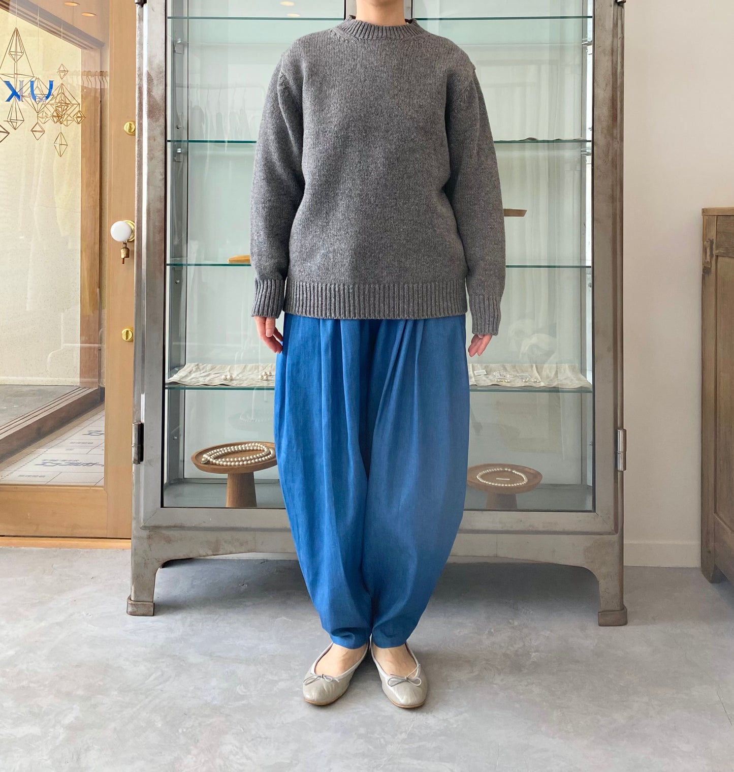 SOFT LAMB WOOL KNIT PULLOVER Yonetomi 米富繊維　通販