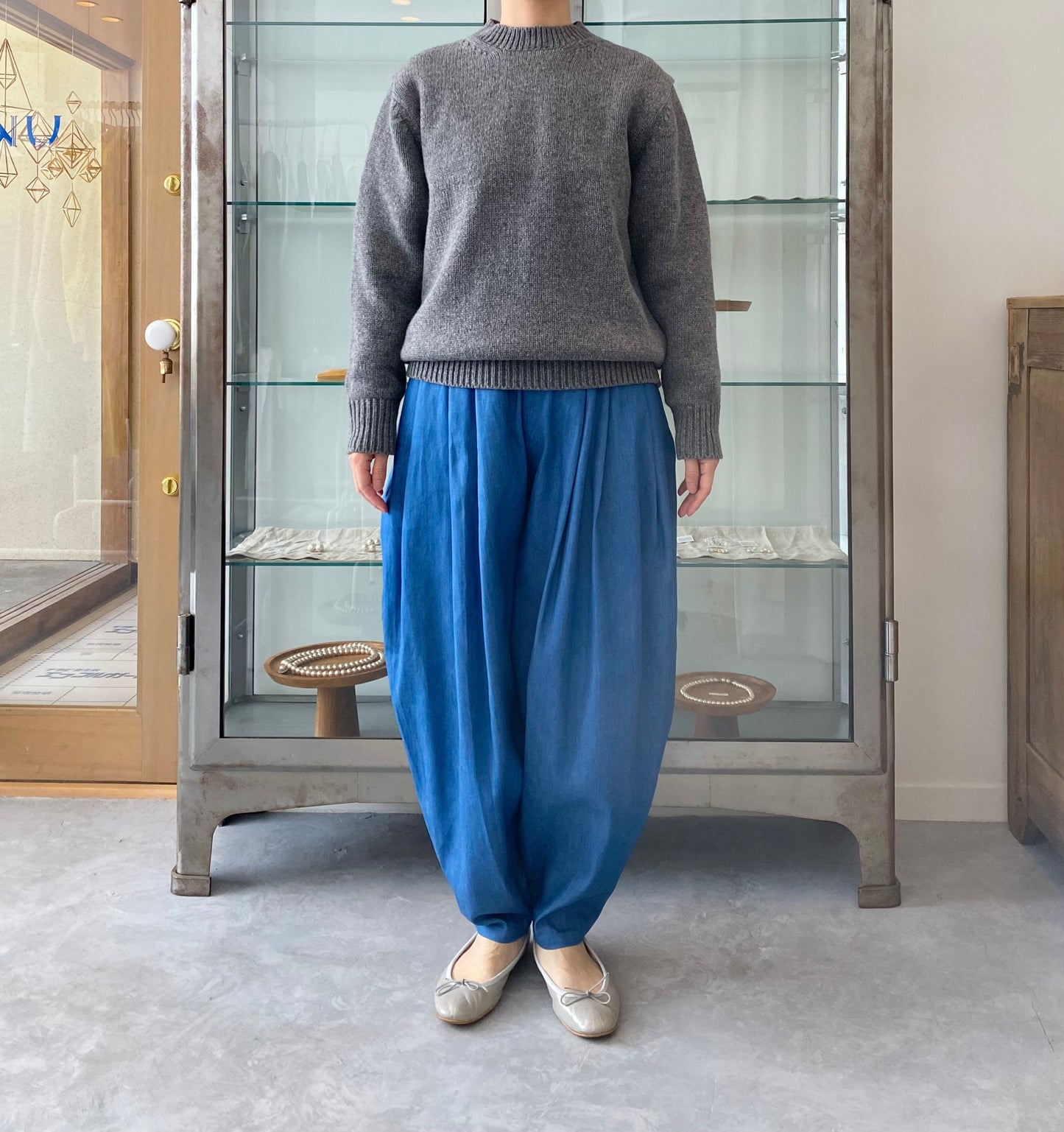 SOFT LAMB WOOL KNIT PULLOVER Yonetomi 米富繊維　通販