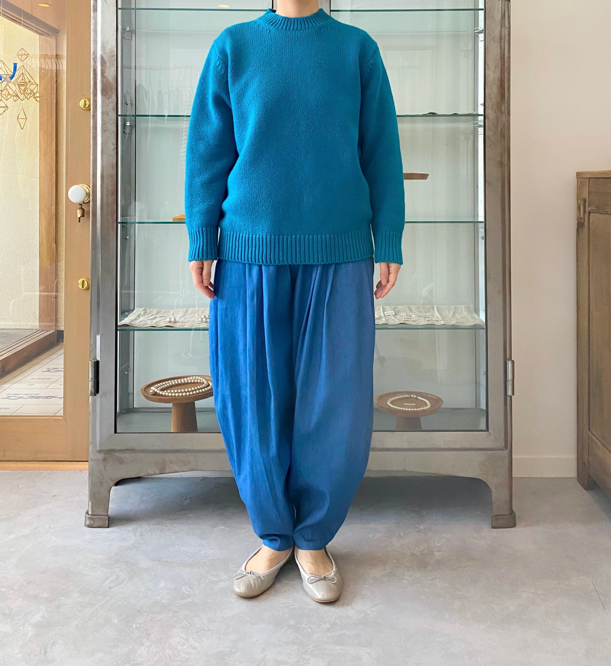 SOFT LAMB WOOL KNIT PULLOVER Yonetomi 米富繊維　通販