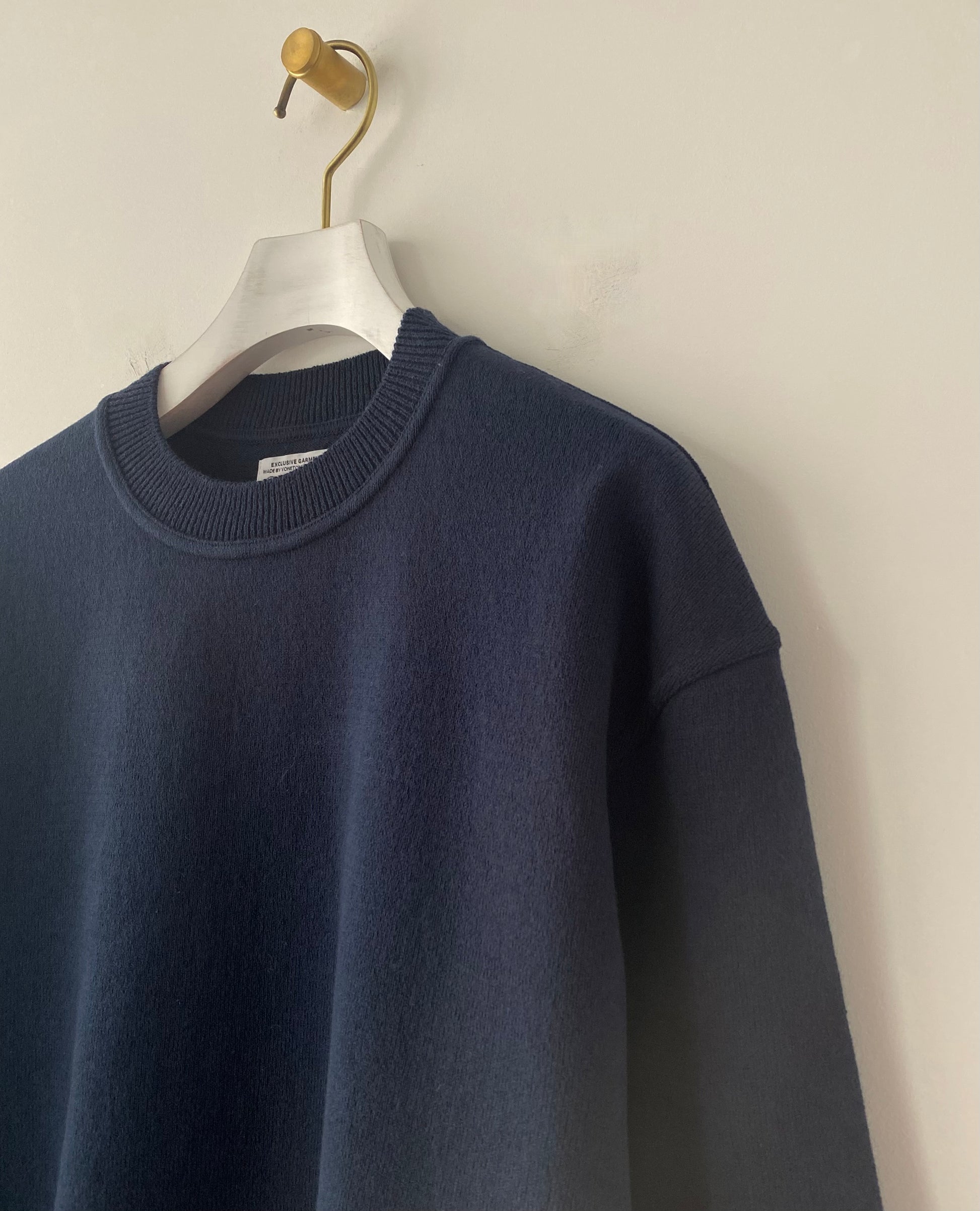 WAVE COTTON KNIT PULLOVER Yonetomi 米富繊維　通販