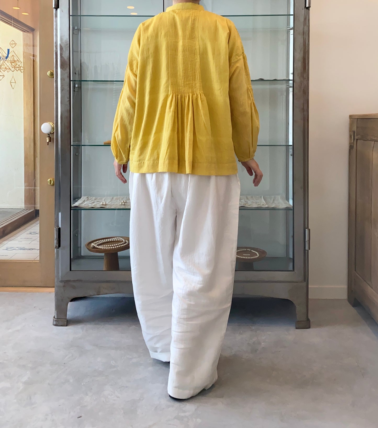 Khadi Cotton Silk Pintuck Blouse