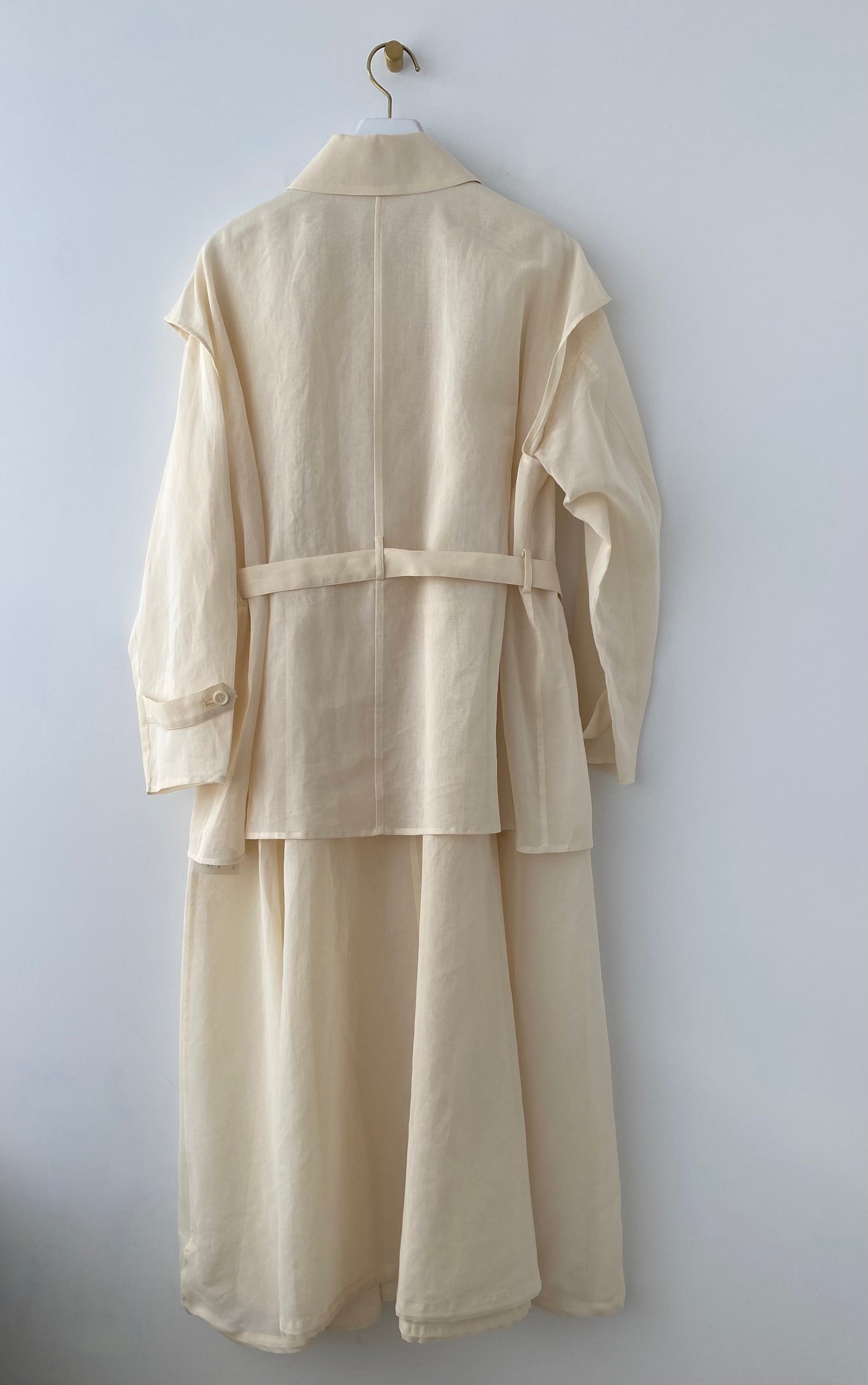 Organza layered coat (Beige)　TENNE HANDCRAFTED MODERN　コート　通販